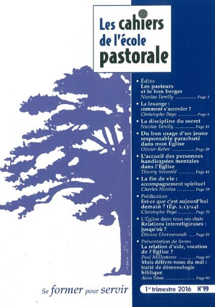 Cahiers de l'école pastorale - N°99