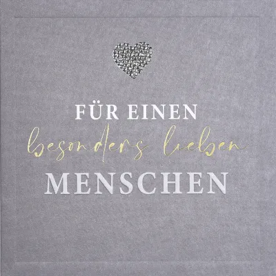 Doppelkarte Für einen bes. lieben Menschen