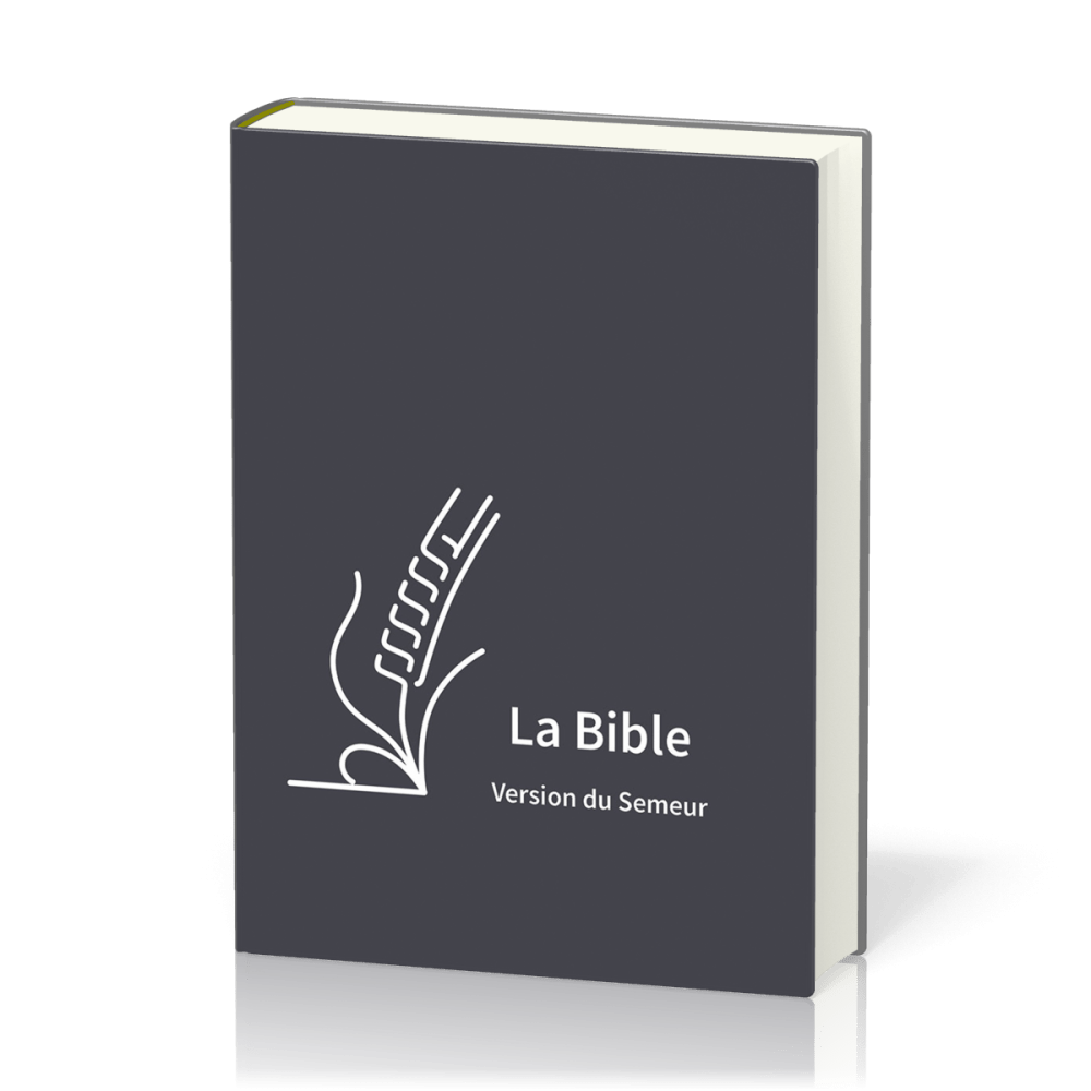 Bible Semeur 2015, compacte, couverture textile semi-souple bleue marine - tranche blanche