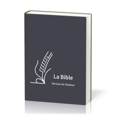 Bible Semeur 2015, compacte, couverture textile semi-souple bleue marine - tranche blanche