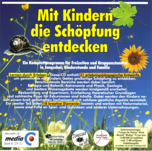 MIT KINDERN DIE SCHÖPFUNG ENTDECKEN - CD-ROM