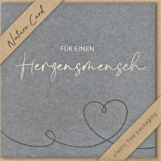 Doppelkarte Herzensmensch NC