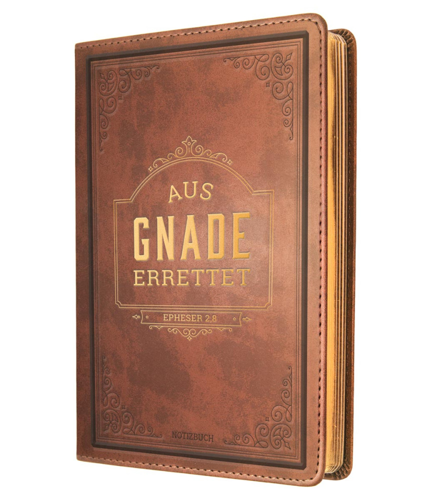 Aus Gnade errettet - Notizbuch