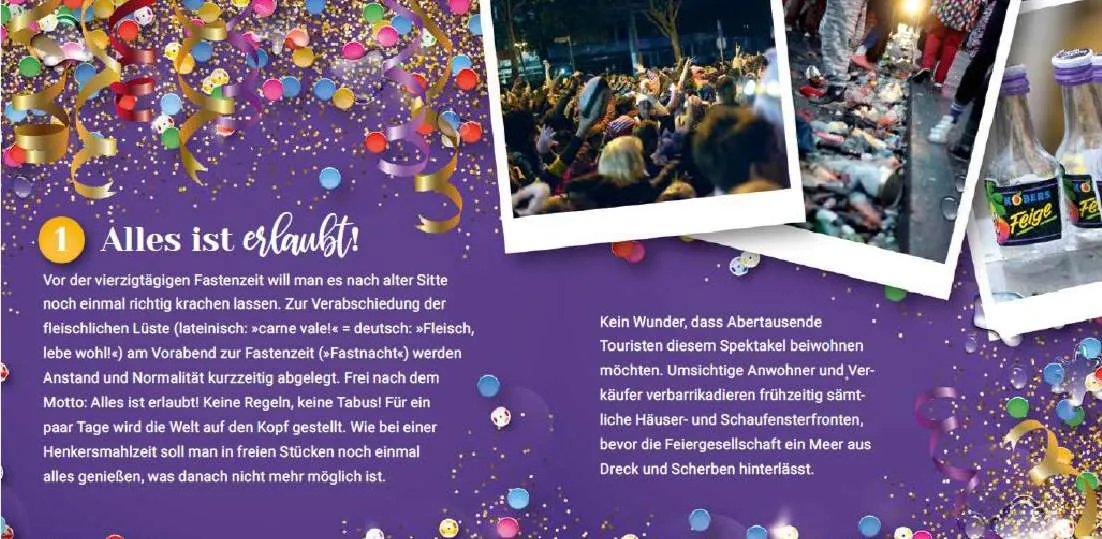 Zwischen Konfetti und Kamelle - 11 Fakten über Fasching, Karneval und Fastnacht