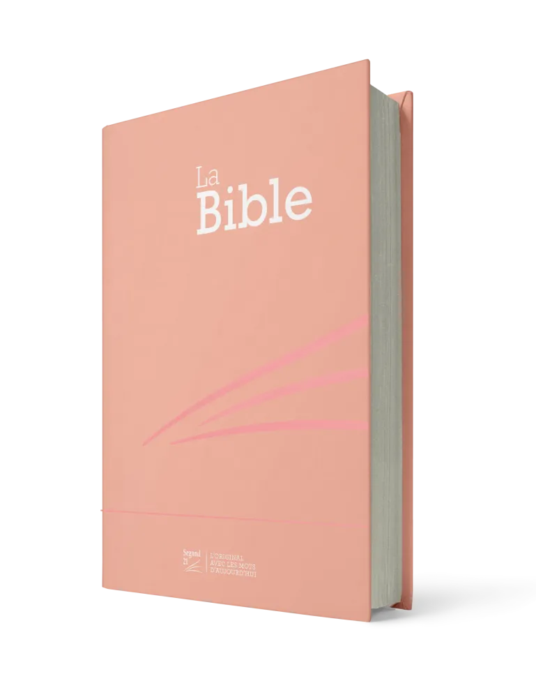 Segond 21 Bibel französisch kompakt - Hardcover Skivertex rosa Marshmallow