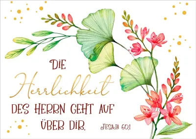 Postkarte Herrlichkeit Lovely - 10 Stück pro Päckchen