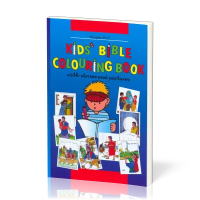 Kinder-Mal-Bibel Englisch - Kids' bible coloring book with stories and pictures