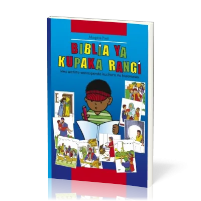 Kinder Mal bibel Suahili - Biblia ya kupaka rangi