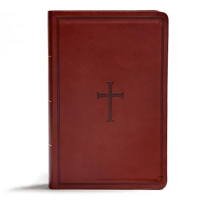 Englisch, Bibel King James Version, Grossdruck, Kunstleder, braun