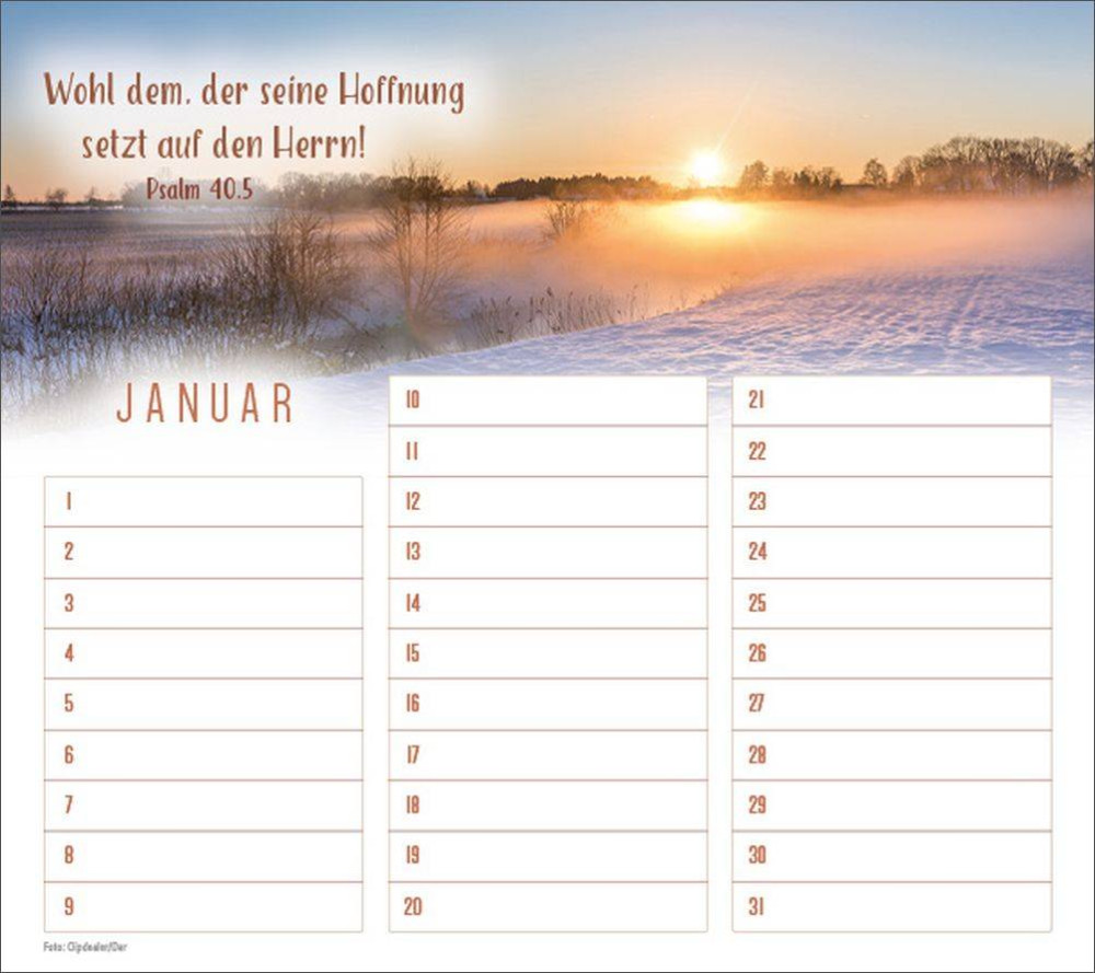 Geburtstagskalender - Wandkalender immerwährend