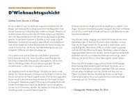 «D'Wiehnachtsgschicht für Dich» Faltkarte mit der Weihnachtsgeschichte in Mundart - Format A5 mit...