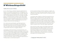 «D'Wiehnachtsgschicht für Dich» Faltkarte mit der Weihnachtsgeschichte in Mundart - Format A5 mit...
